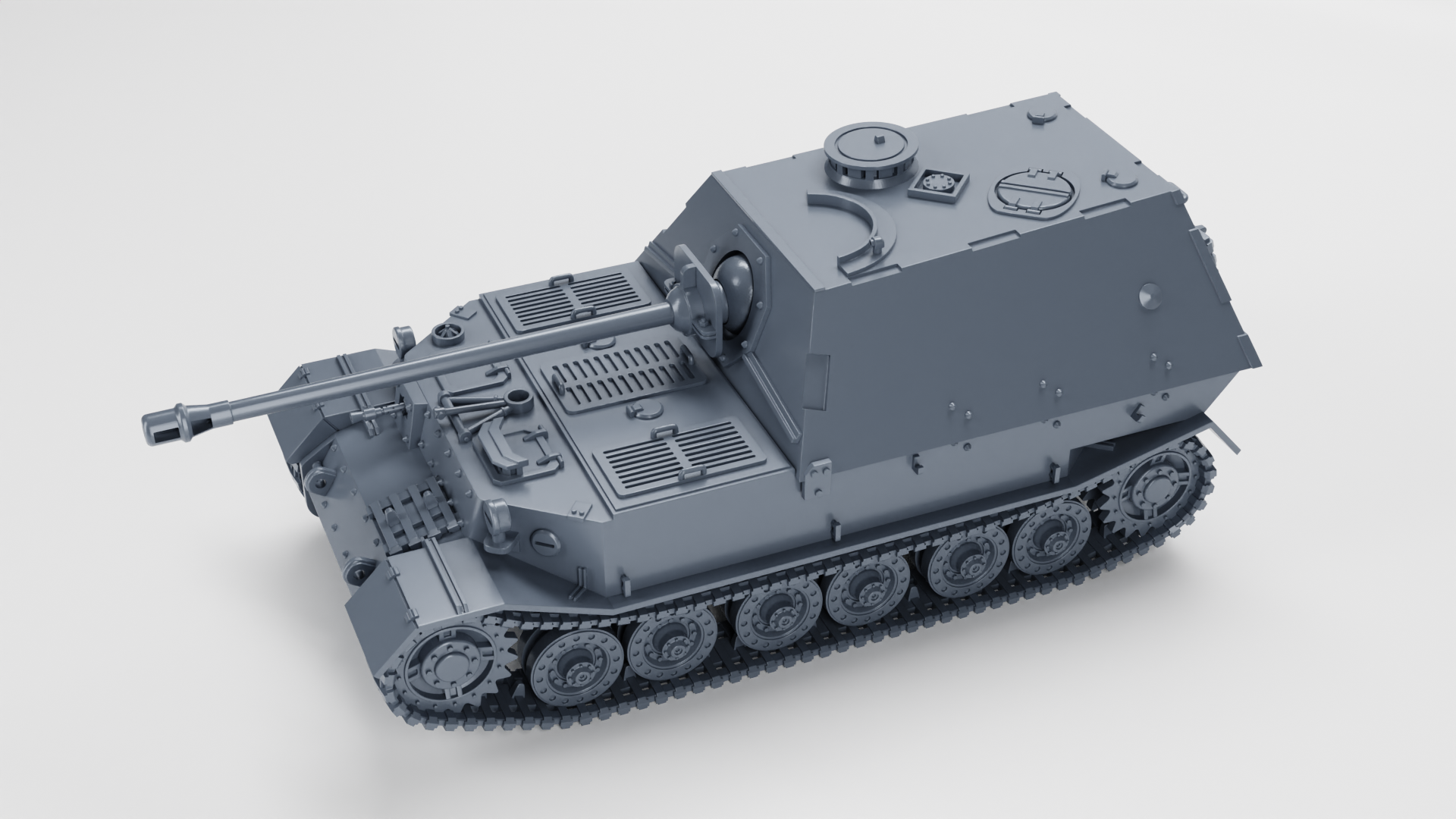 Panzerjager Tiger (P) 8.8 cm PaK 43 “Elefant” - WWII - German Army - wargame3d- 28mm Scale