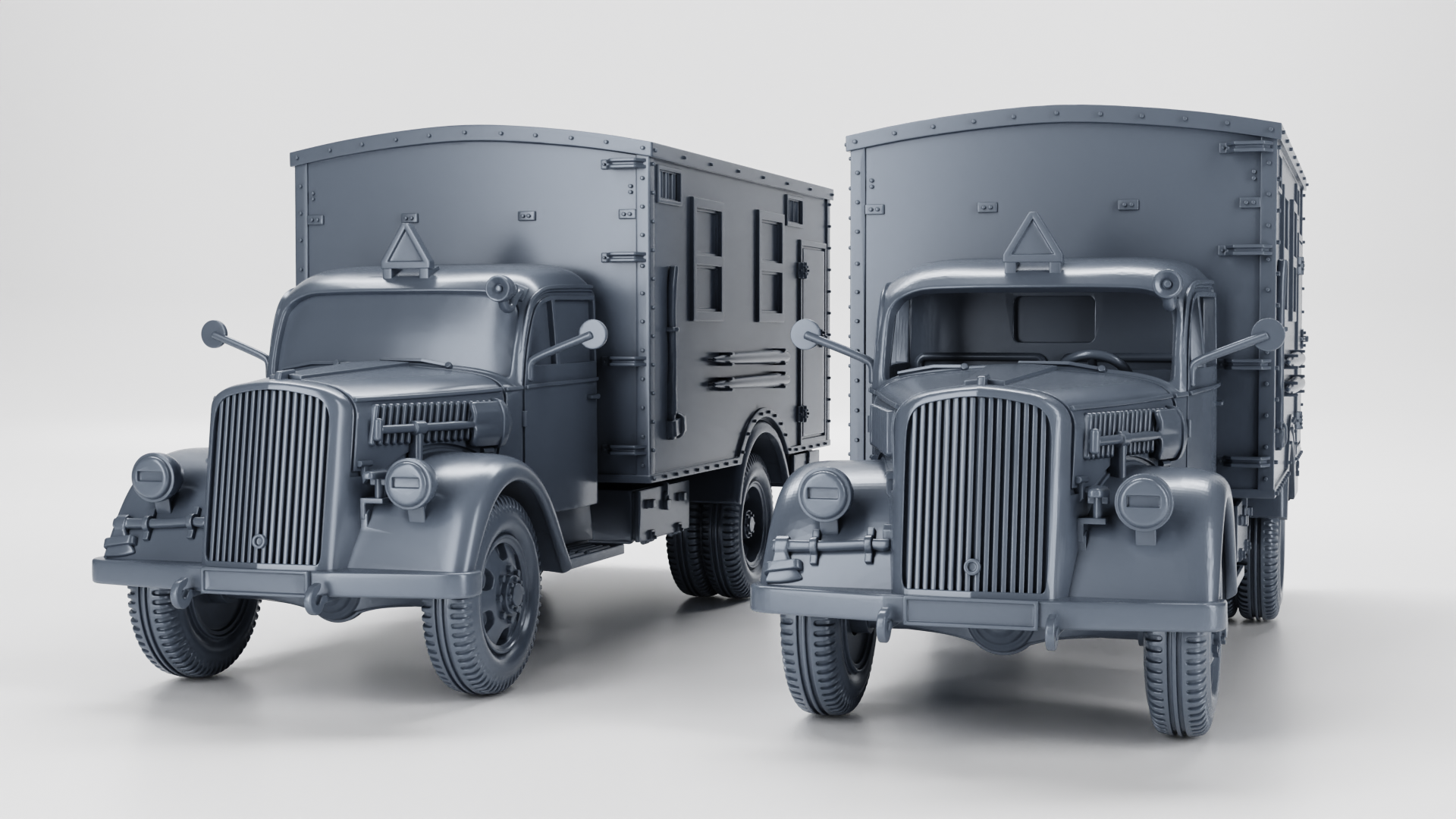 Opel Blitz C Command Car - Germany - wargame3d - 28mm Scale