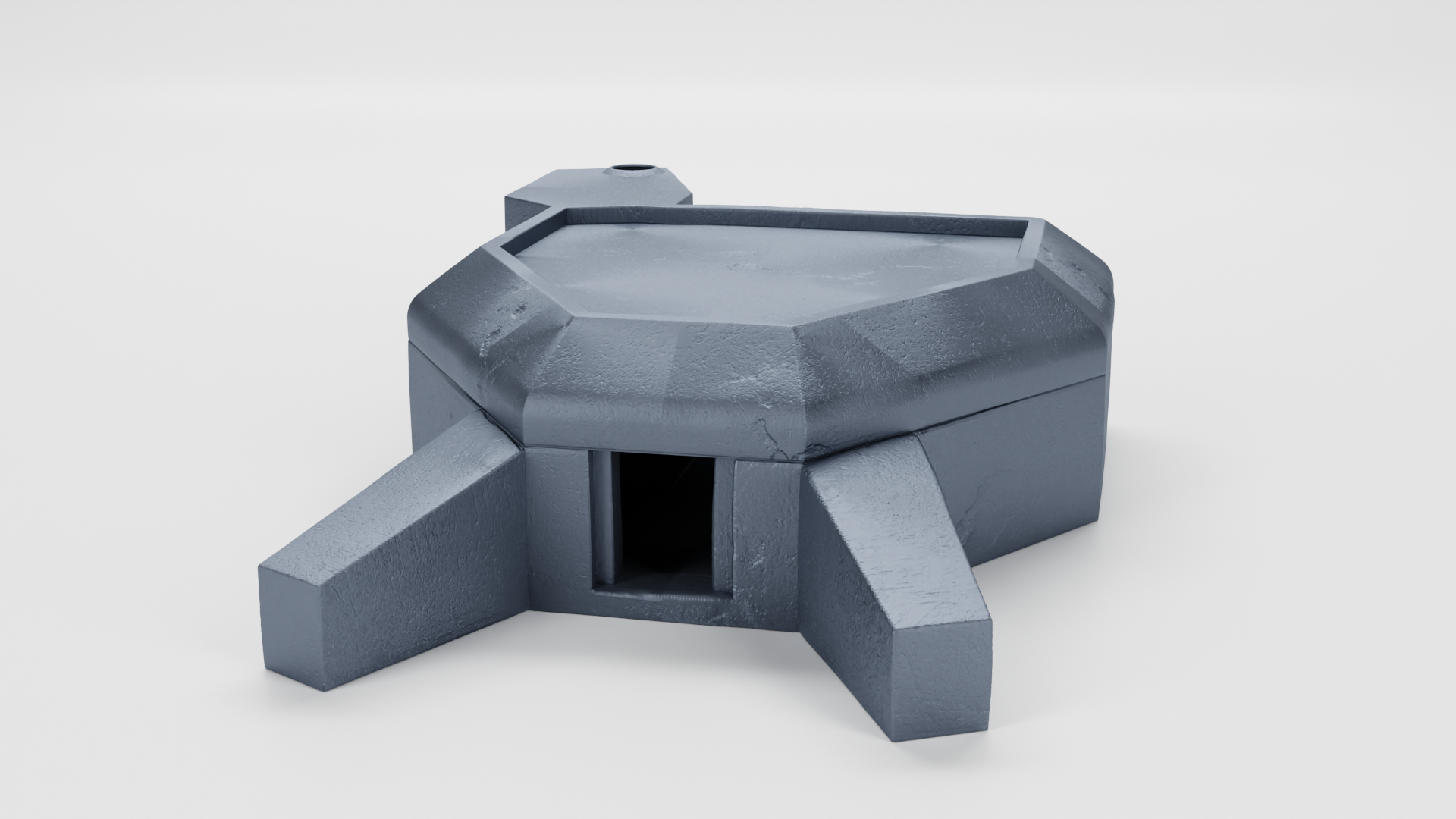 Bunker Regelbau (Germany) - Massive Bunker 49 X 64 cm!- Juno Beach - 28mm Scale - wargame3d