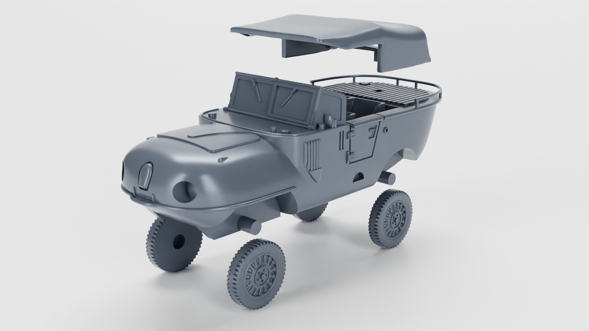 Schwimmwagen Trippel SG 6_38 - WWII - German Army - wargame3d - 28mm Scale