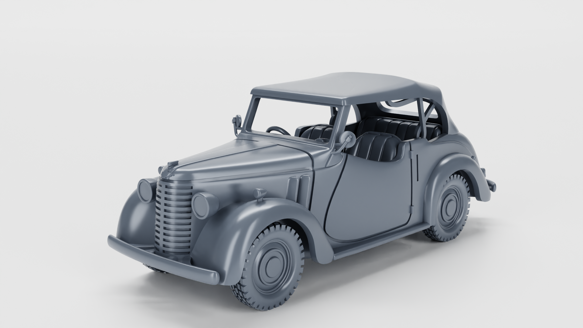 Austin 8AP Military Tourer (UK) - UK Army - 28mm Scale - wargame3d