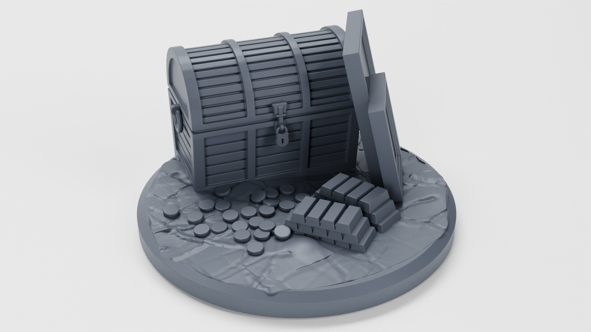 Objective Markers Part 1 - 10 Markers - 28 mm Scale - 40mm Marker - wargame3d