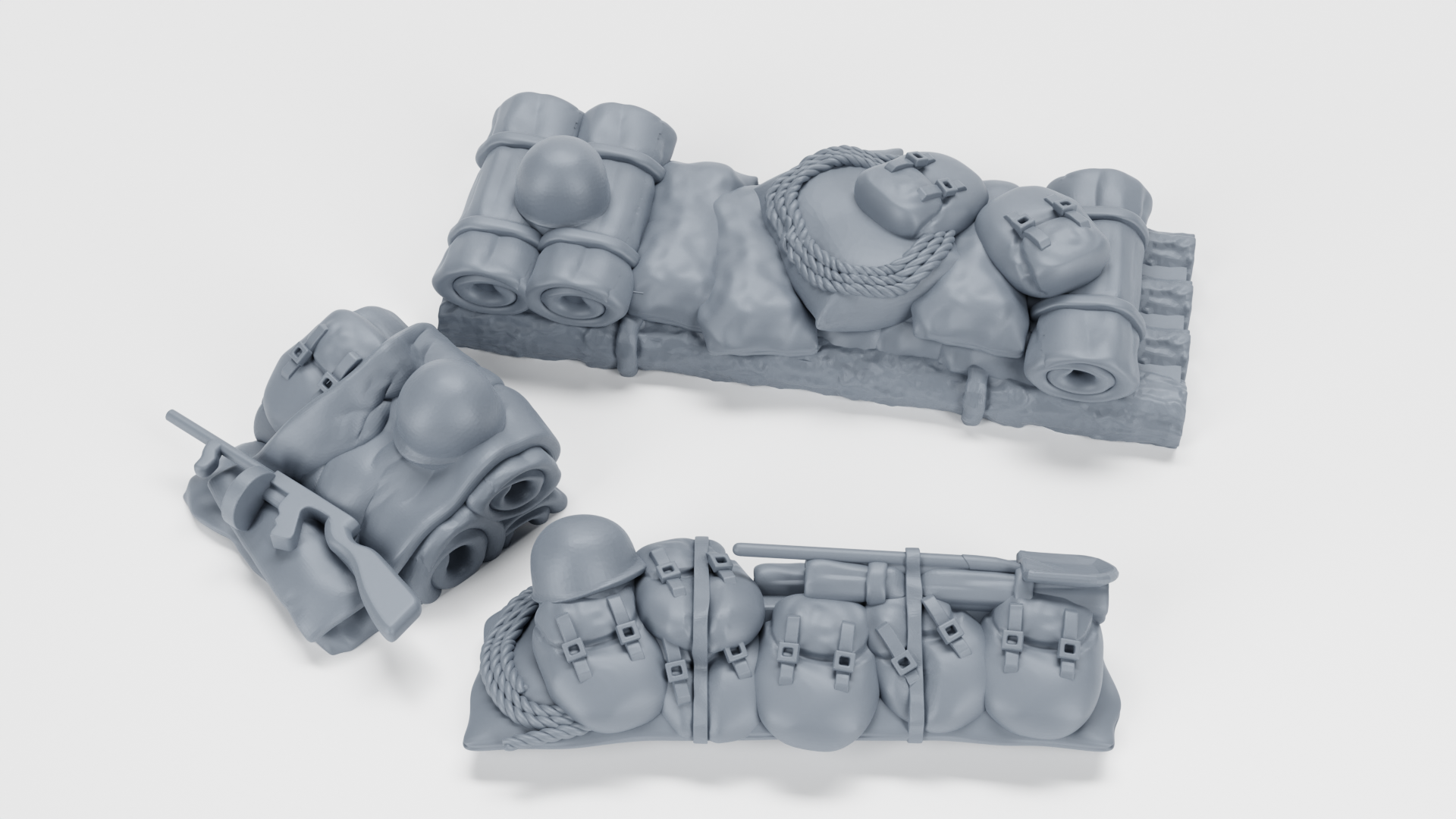 Stowage of WWII - wargame3d- 28mm Scale