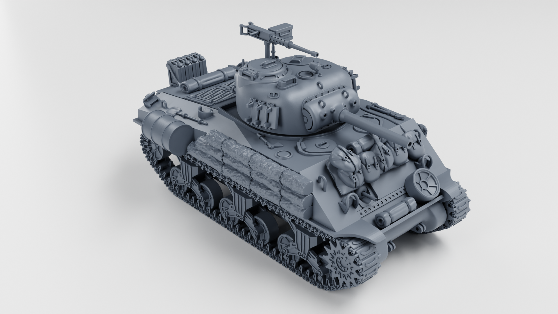Stowage for Sherman Tanks - Tanks and Stowage Of WWII - wargame3d