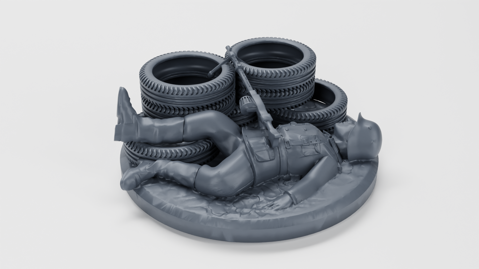 Objective Markers Part 1 - 10 Markers - 28 mm Scale - 40mm Marker - wargame3d