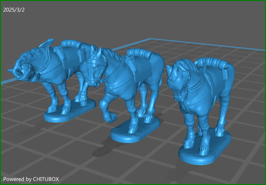 15mm ACW General Horses 2 - 3 Minis - MC Minis