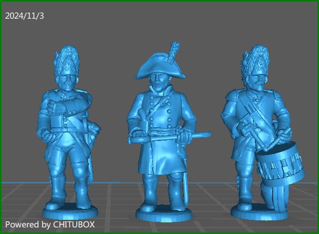 28mm Austrian French Revolution Grenadier Btg 1790-1800 - 9 minis - MC Mini