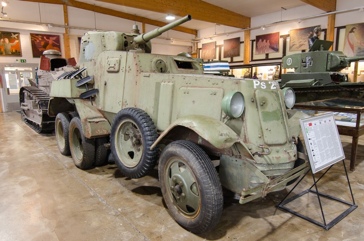 BA-10 Armored Car - Russian Army - wargame3d- 28mm Scale