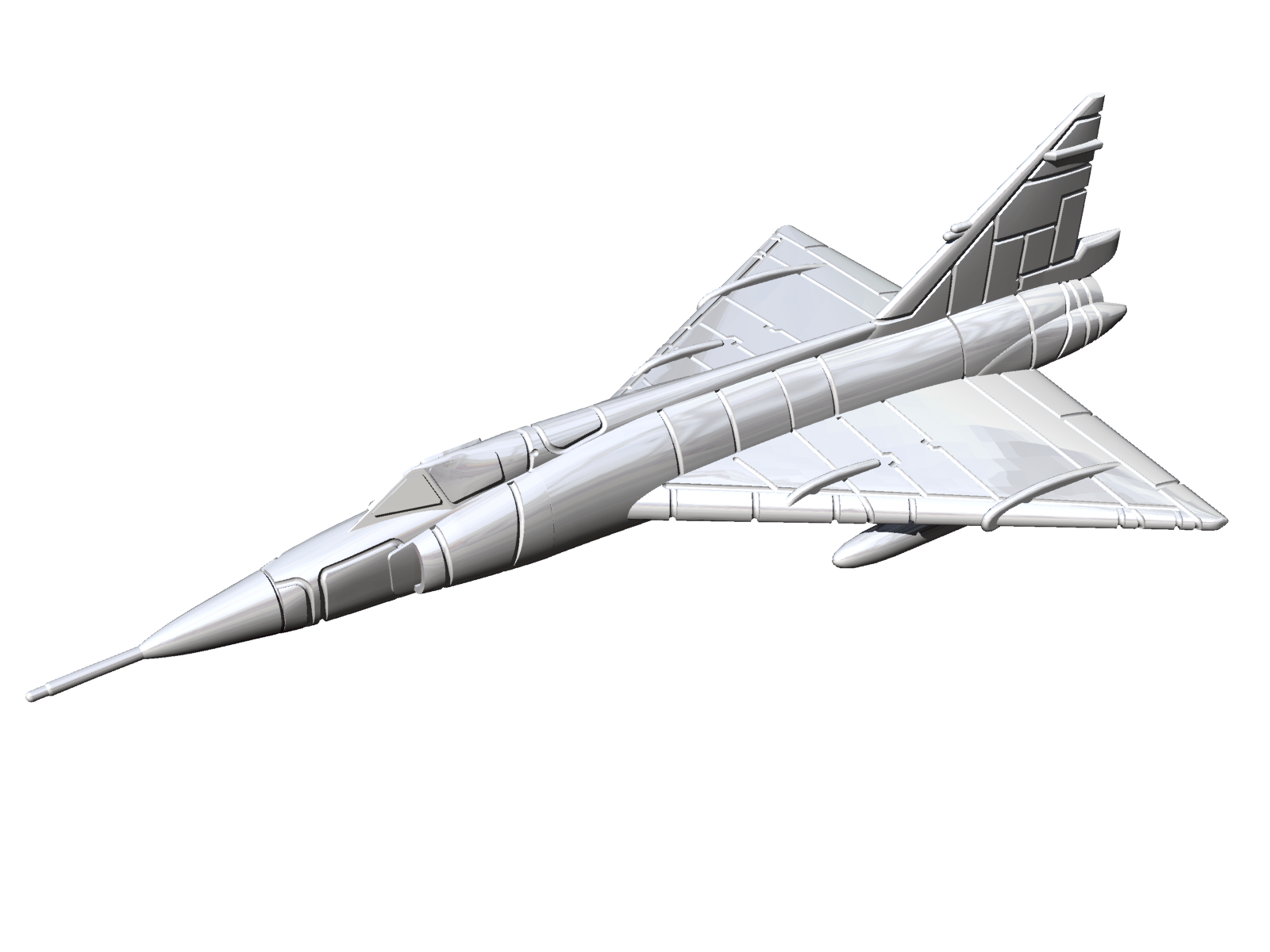 Convair F-102 Delta Dagger - Vietnam War Aircraft - 1/200 Scale - wargame3d