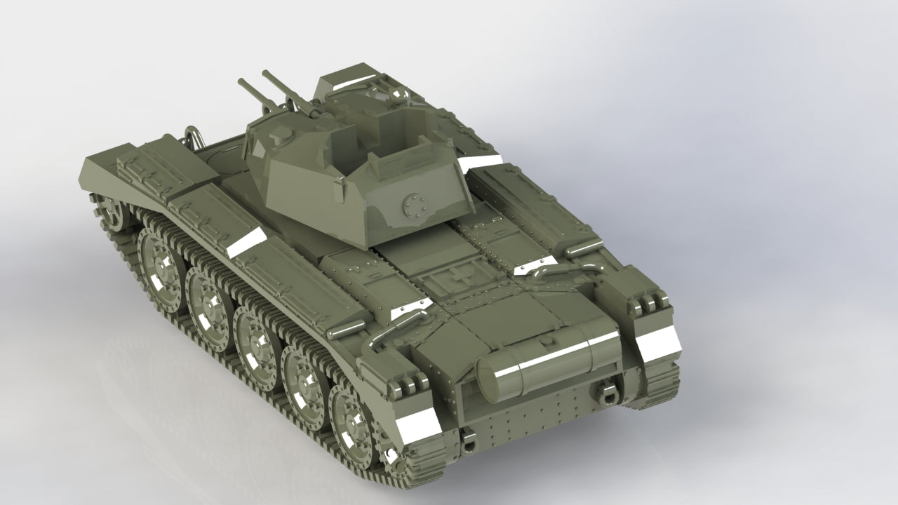 Crusader AA Mark III - UK Army - wargame3d- 28mm Scale