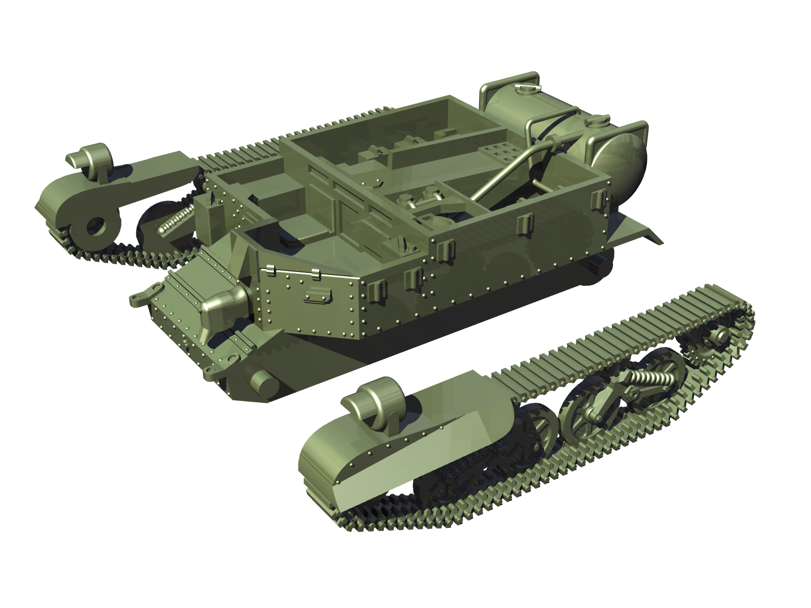 Carrier Wasp Mark IIC - UK Army - wargame3d- 28mm Scale