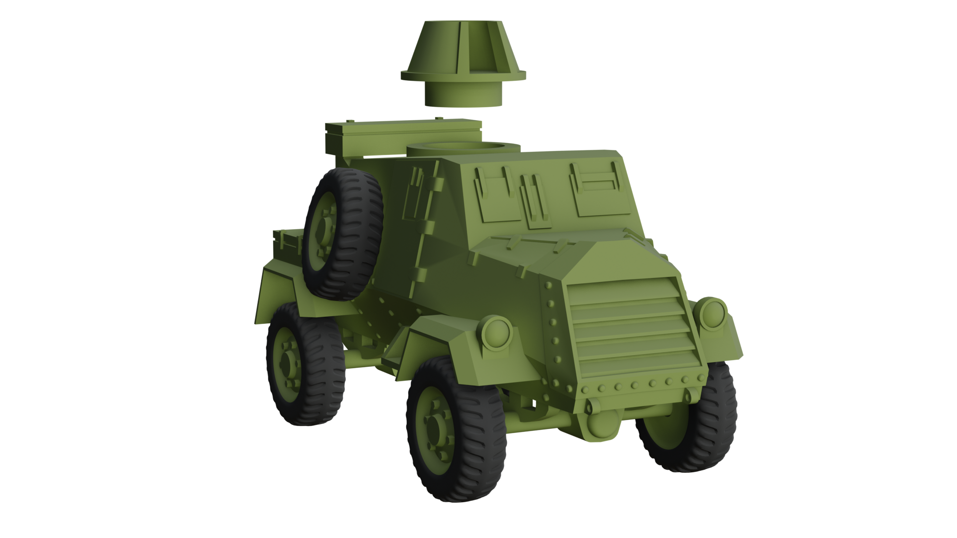 Otter Mark I - UK Army - wargame3d- 28mm Scale