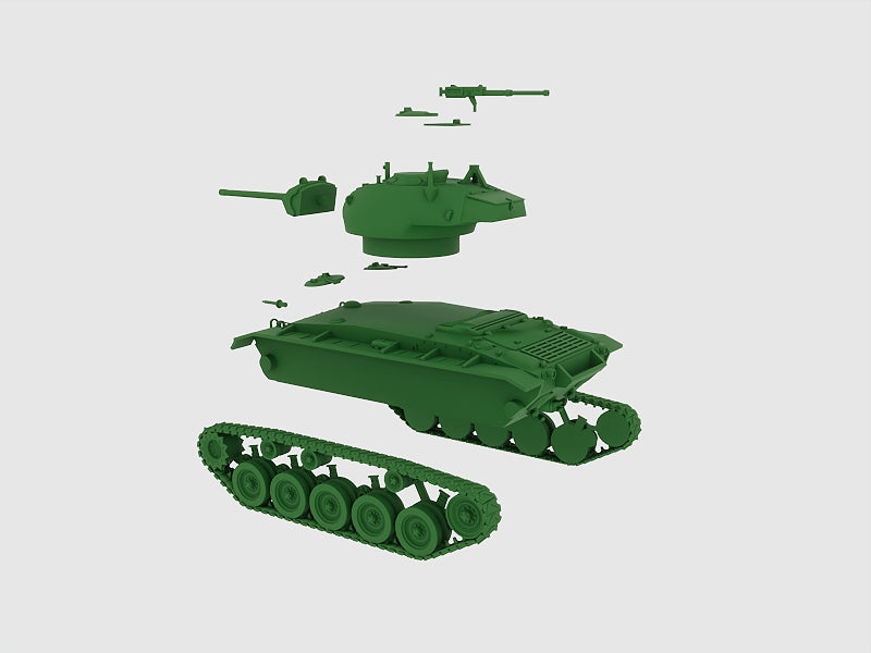 M24 Chaffee - 28mm Scale - wargame3d