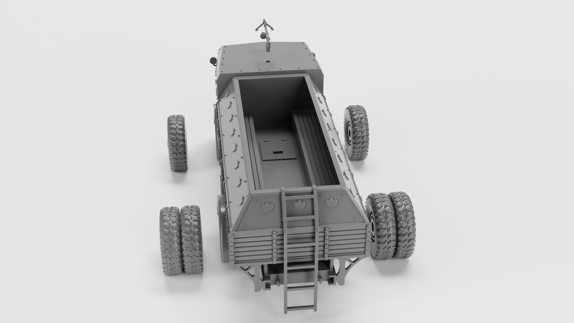 FIAT 665NM Protetto - Italian Army - 28mm Scale - wargame3d