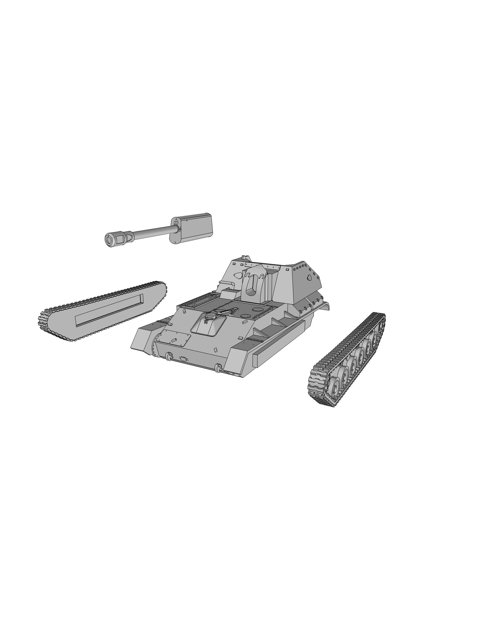 SU-76m Self-propelled gun - Russian Army - wargame3d- 28mm Scale