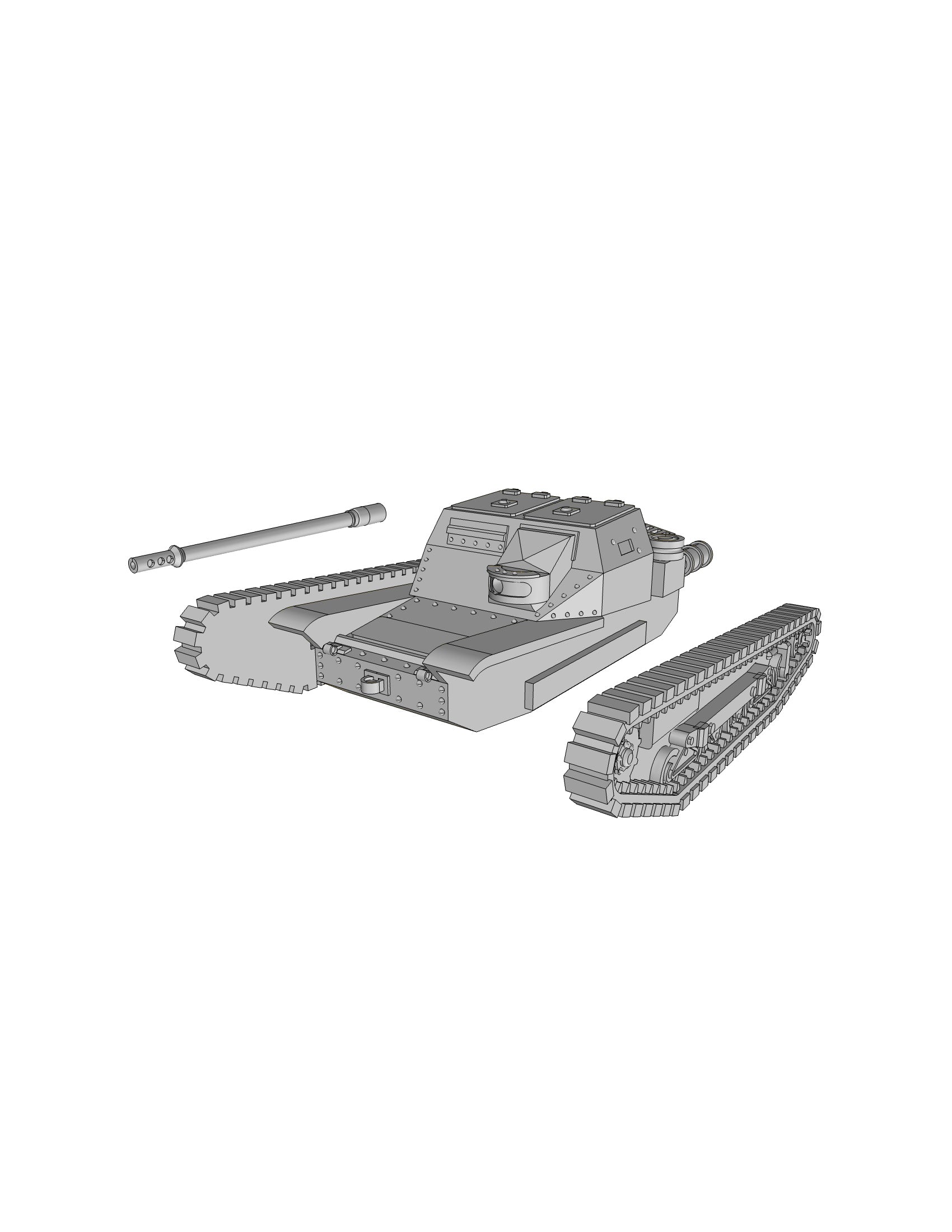 Carro Veloce L3.33 with 20mm gun - Italian Army - 28mm Scale - wargame3d