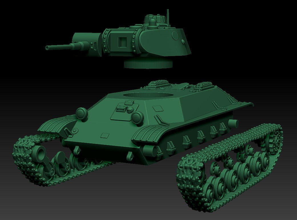 T-50 Light Tank - Russian Army - wargame3d- 28mm Scale