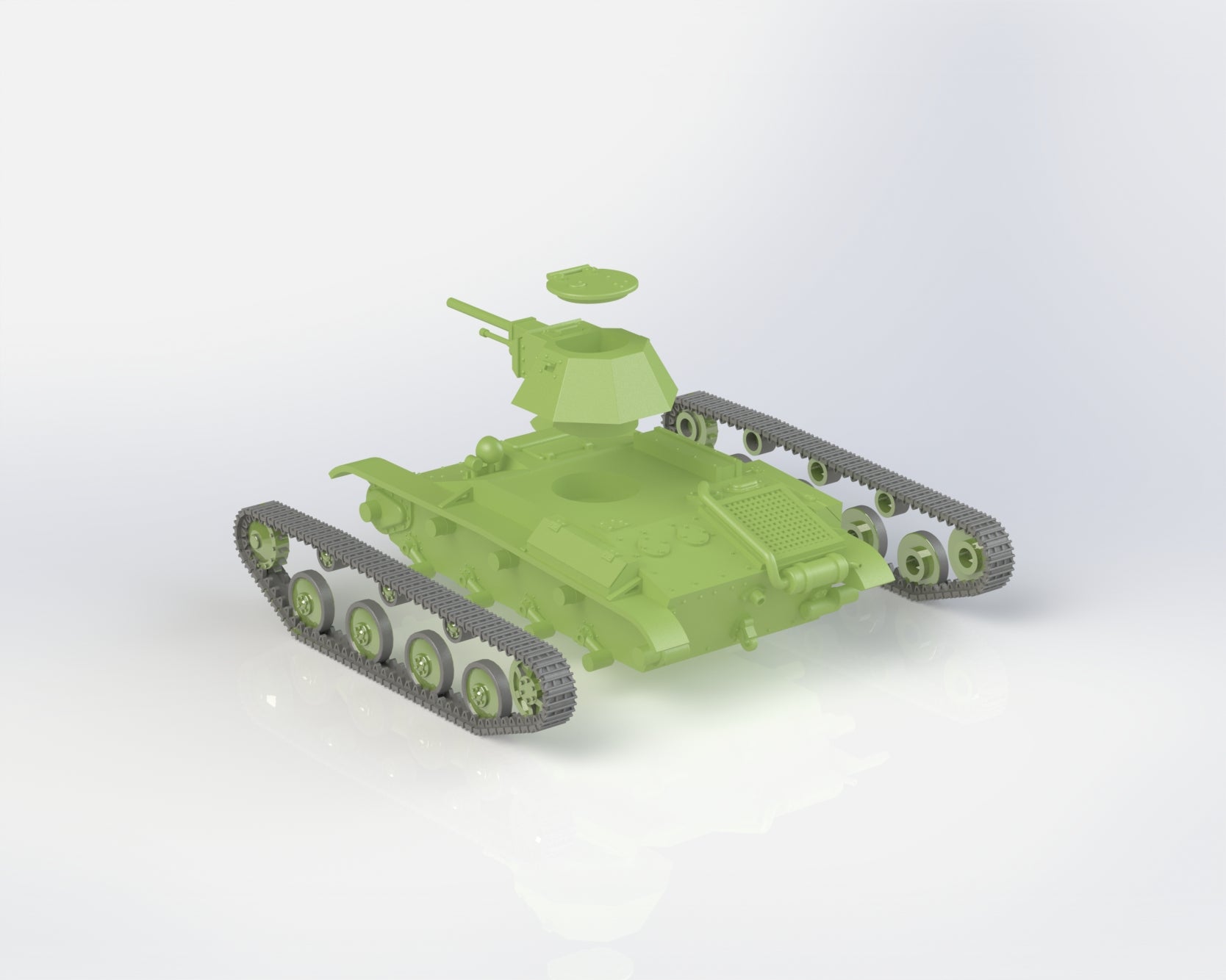 T-60 Light Tank - Russian Army - wargame3d- 28mm Scale