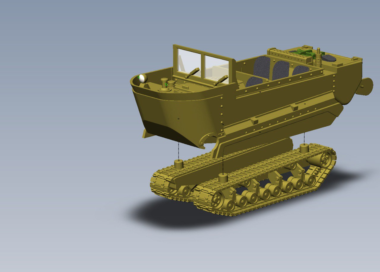 M29C Water Weasel - US Army - 28mm Scale - wargame3d
