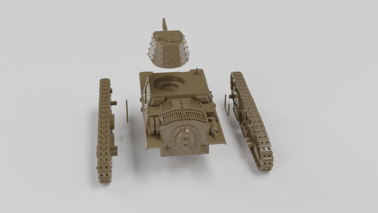 Carro Armato L6-40 Lanciafiamme - Italian Army - 28mm Scale - wargame3d