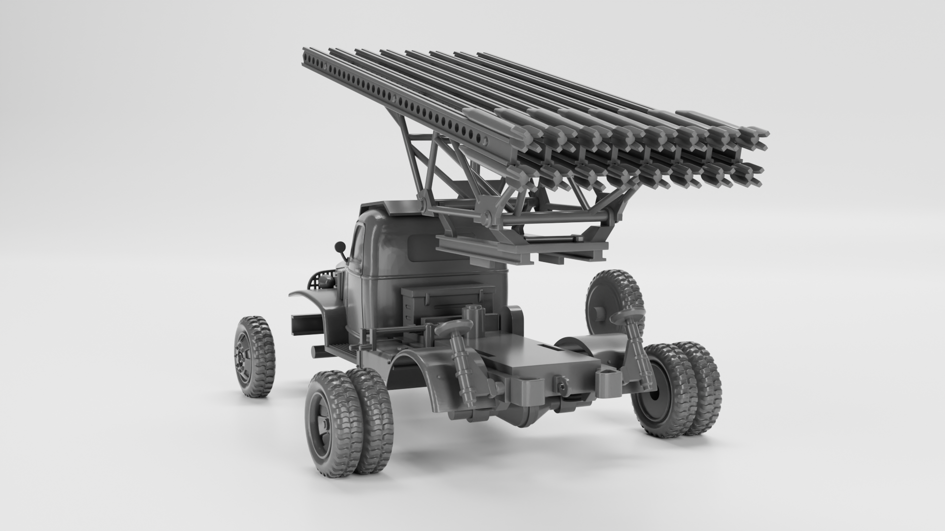 ВМ-13-16 based on G7107 - US Army - 28mm Scale - wargame3d