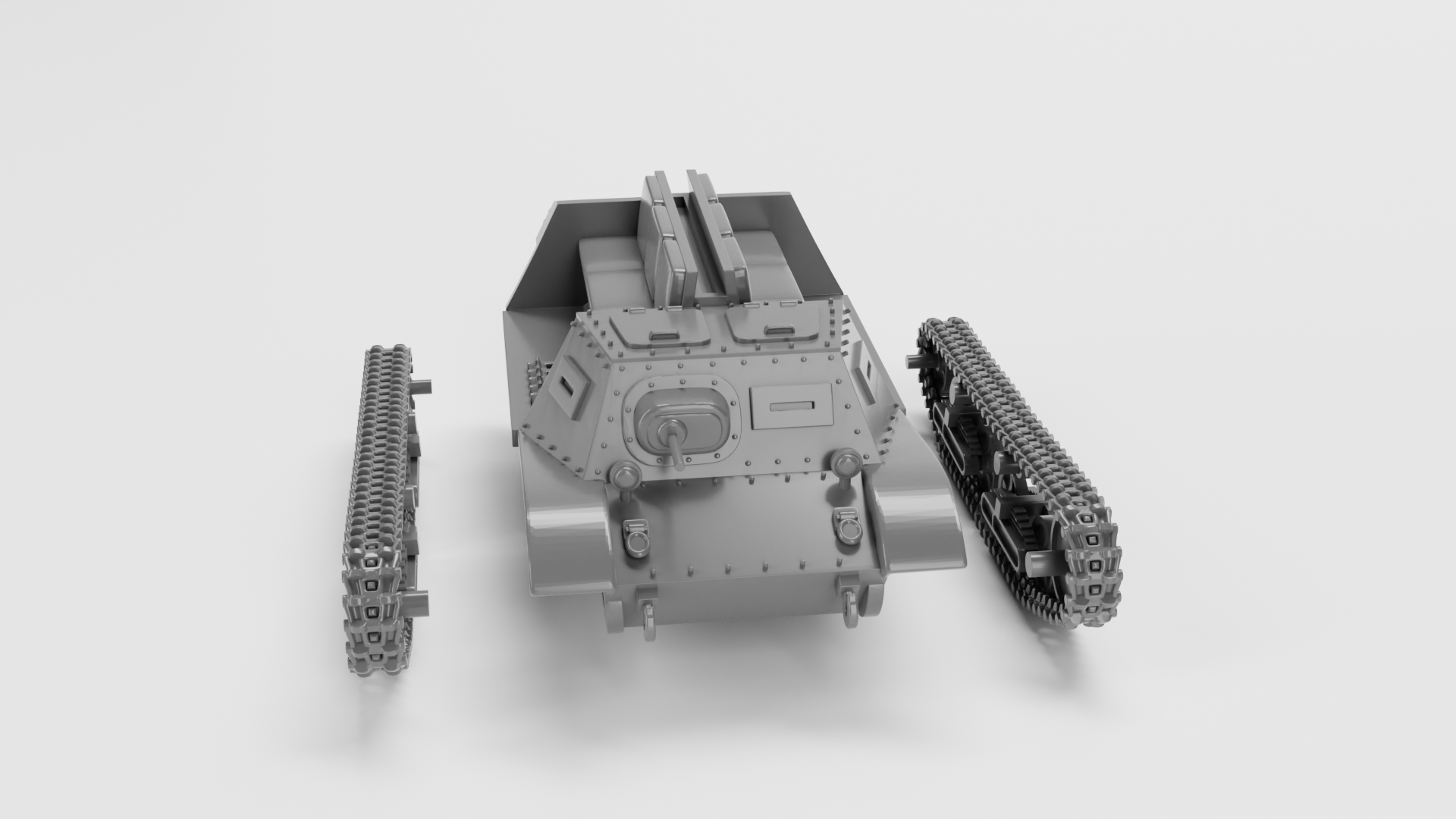 T-20 Komsomolets - Russian Army - wargame3d- 28mm Scale