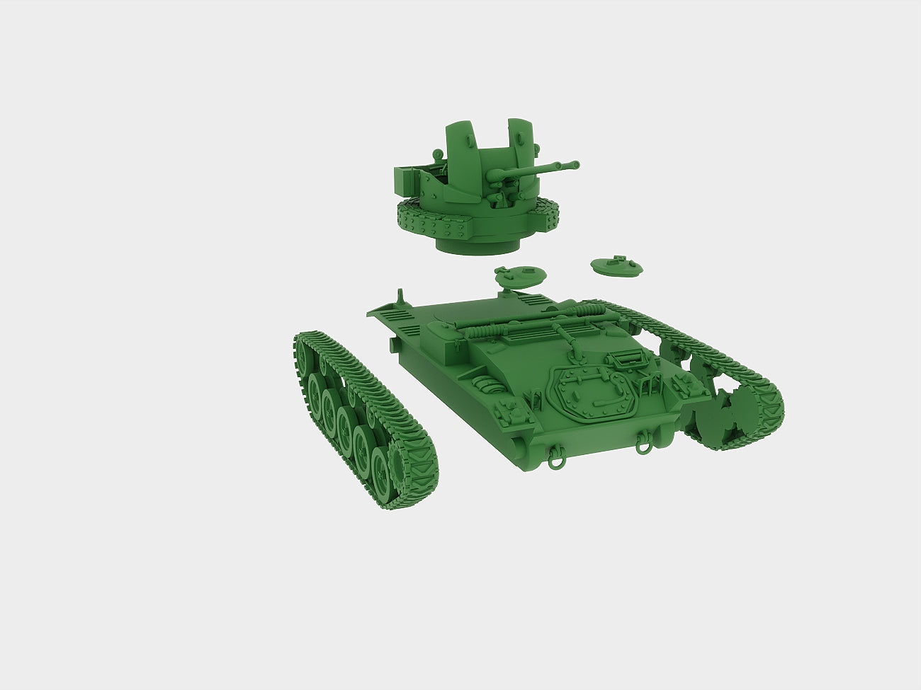 M19A1 Twin 40mm GMC - 28mm Scale - wargame3d