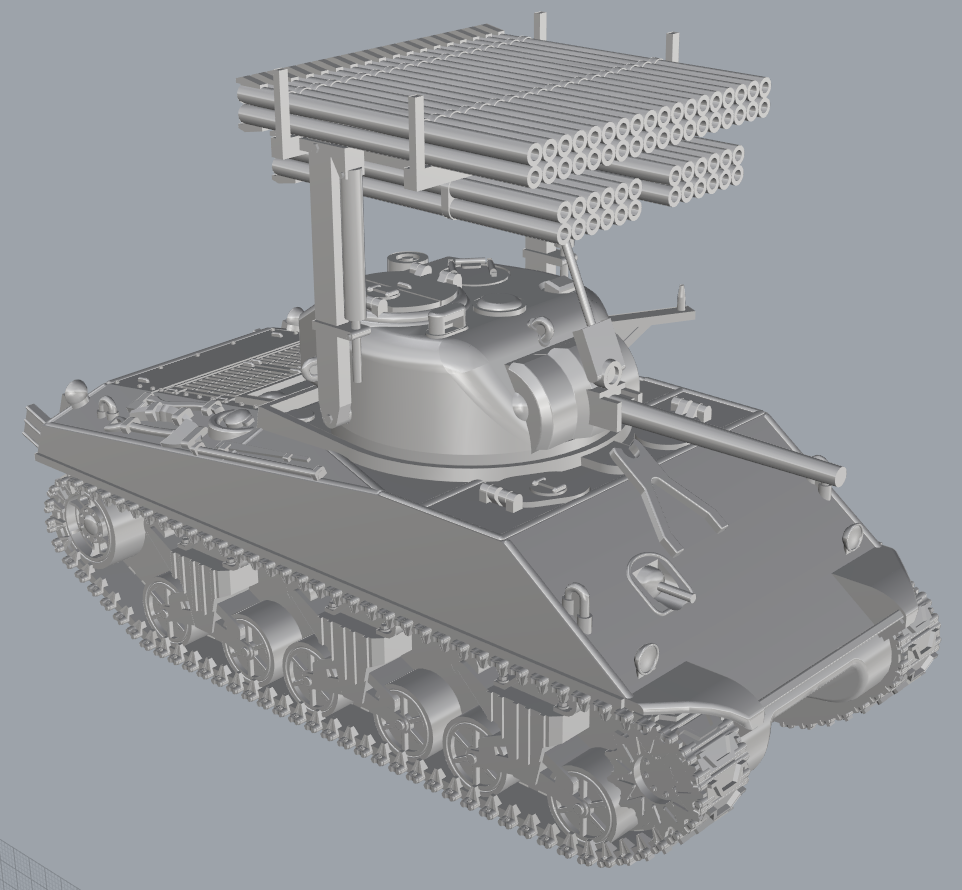 T34 Calliope - US Army - wargame3d- 28mm Scale