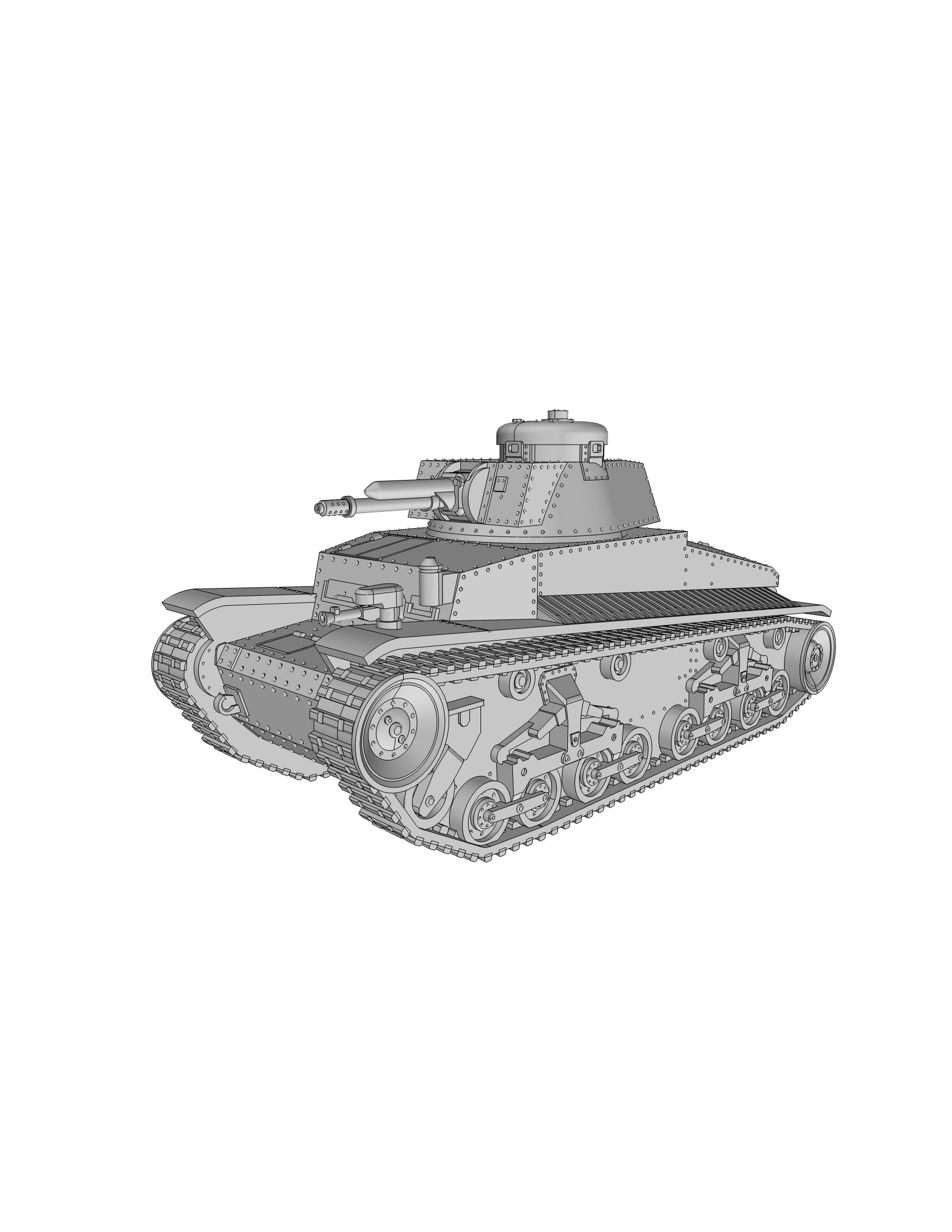 pz-kpfw-35(t) - German Army - 28mm Scale - wargame3d