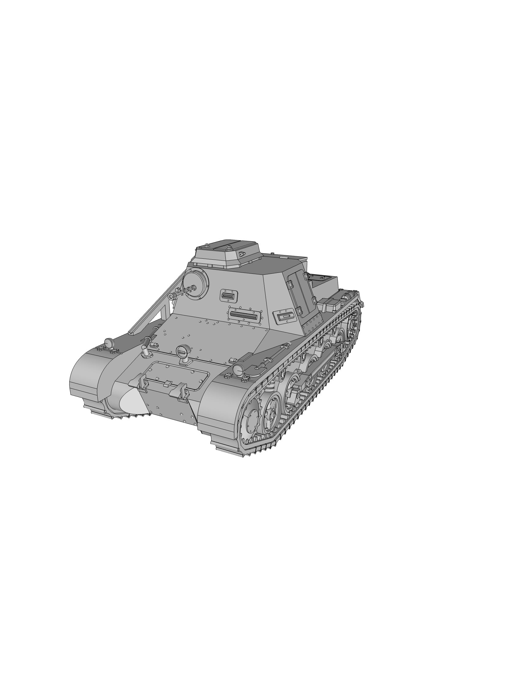 Sd.Kfz 265 - German Army - 28mm Scale - wargame3d