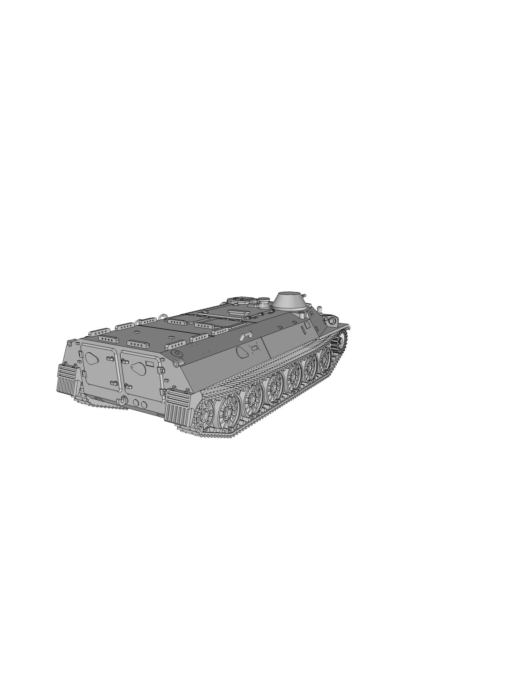 MT-LB Amphibious - Russian Army - wargame3d- 28mm Scale