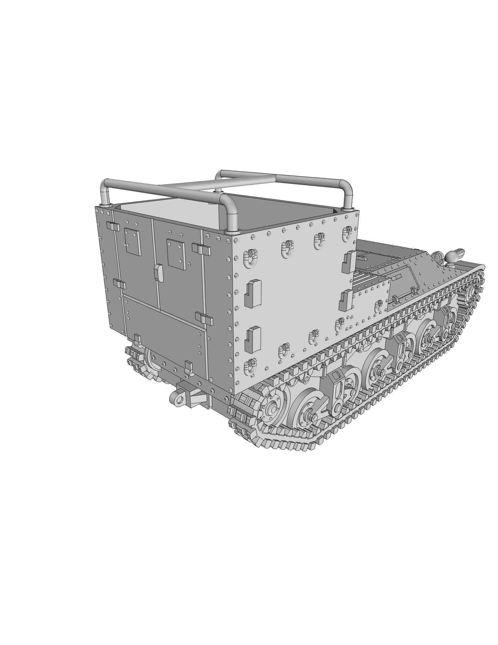 Lorraine 1938L - French Army - wargame3d- 28mm Scale