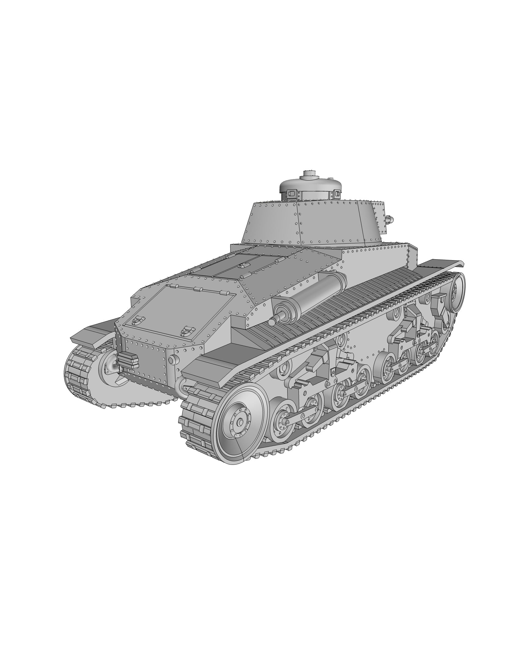 pz-kpfw-35(t) - German Army - 28mm Scale - wargame3d