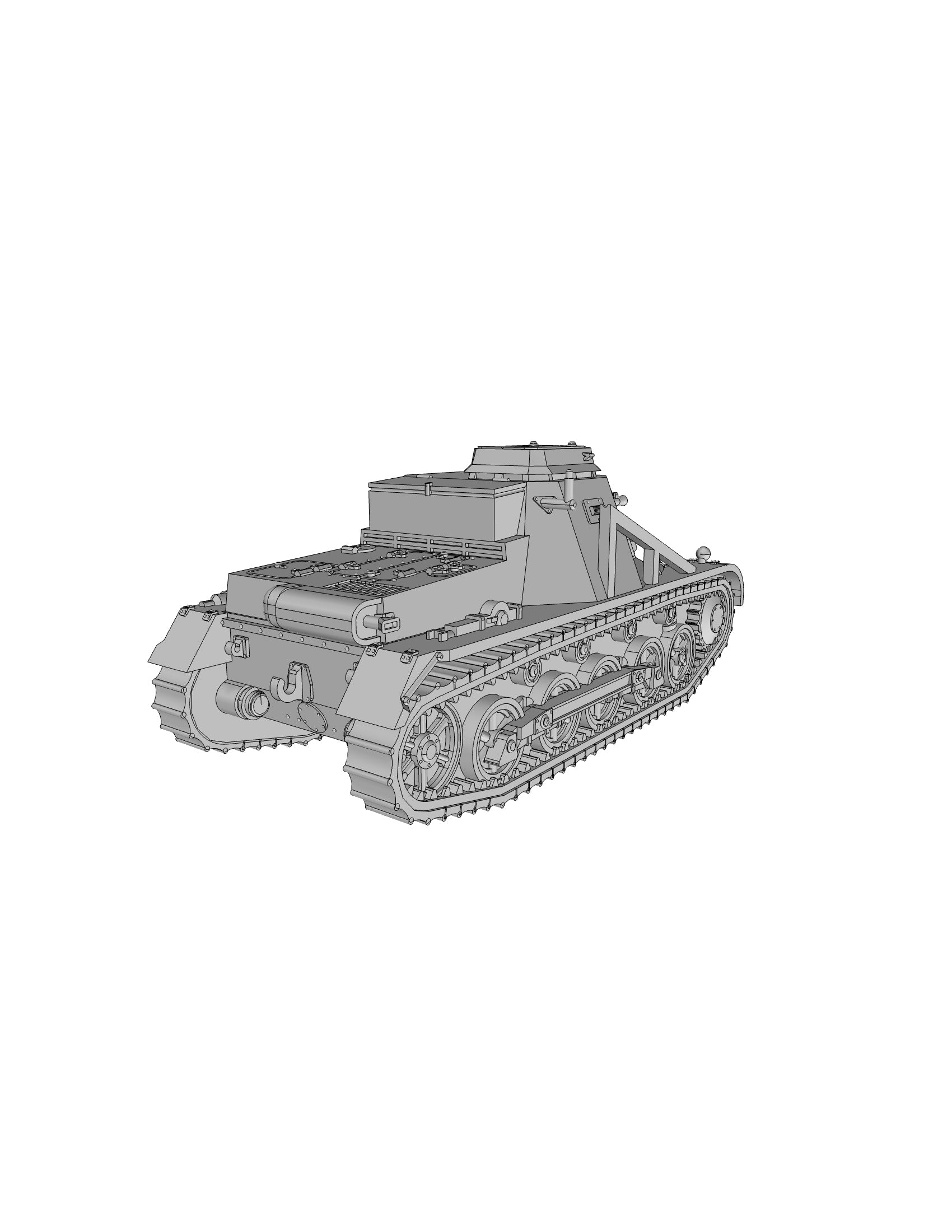 Sd.Kfz 265 - German Army - 28mm Scale - wargame3d