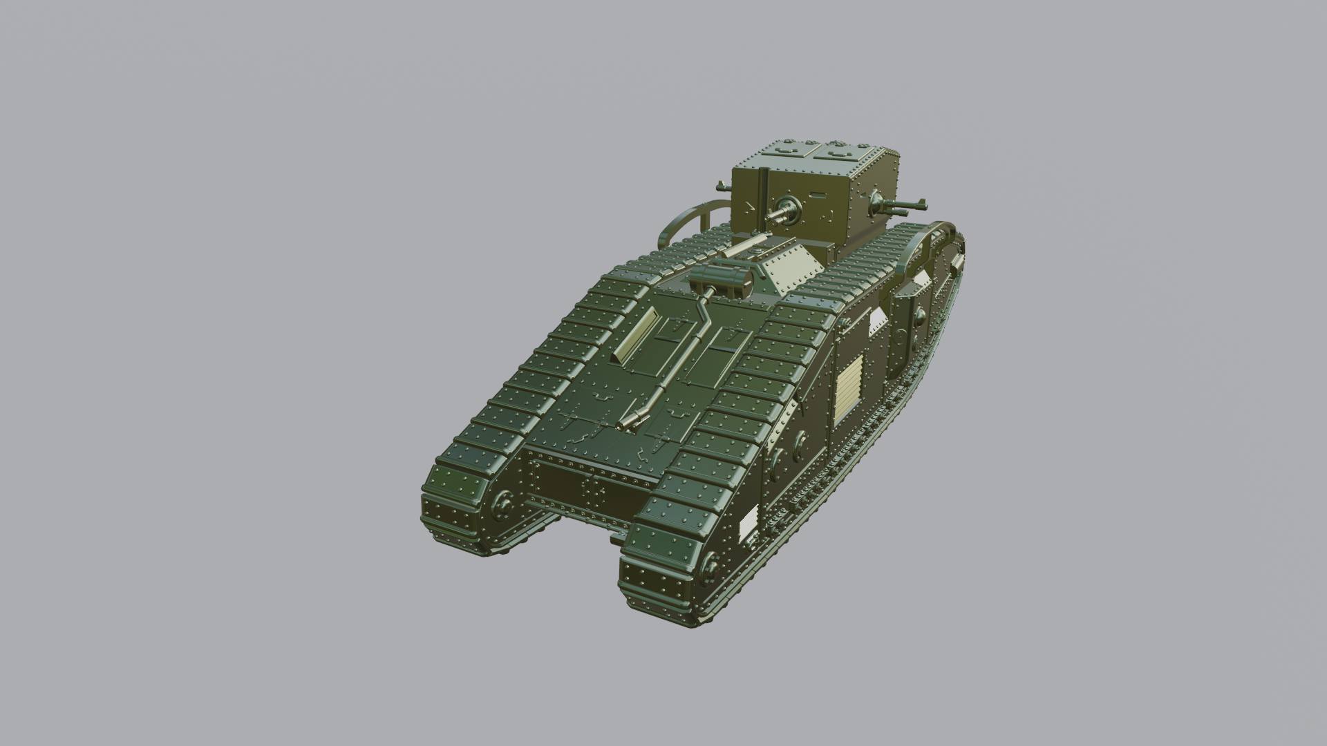 Whippet Mark B - WWI - UK Army - wargame3d- 28mm Scale