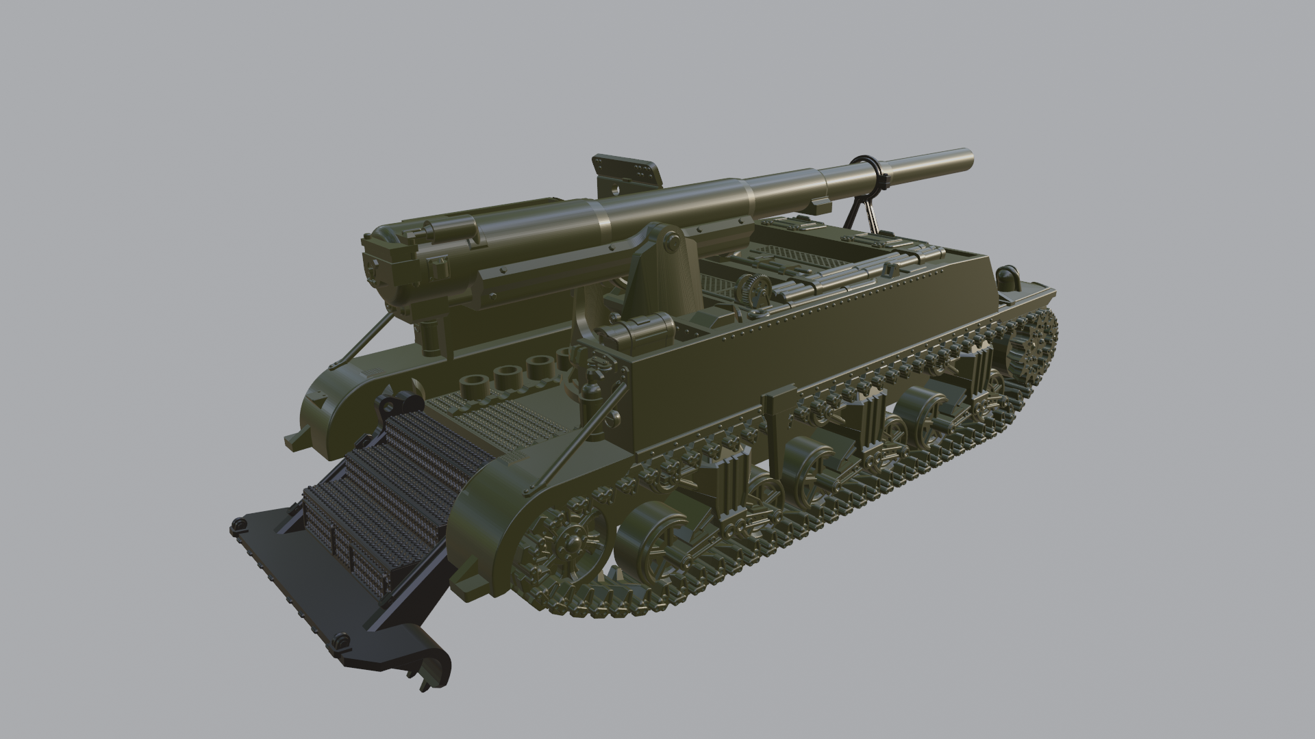 M12 Gun Motor Carriage - US Army - wargame3d- 28mm Scale