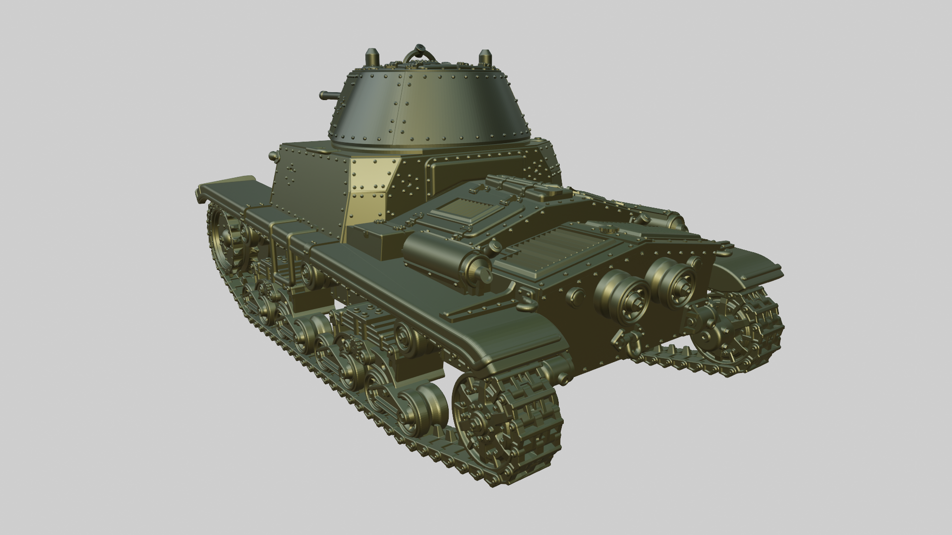 Carro Armato M15-42 - Italian Army - 28mm Scale - wargame3d