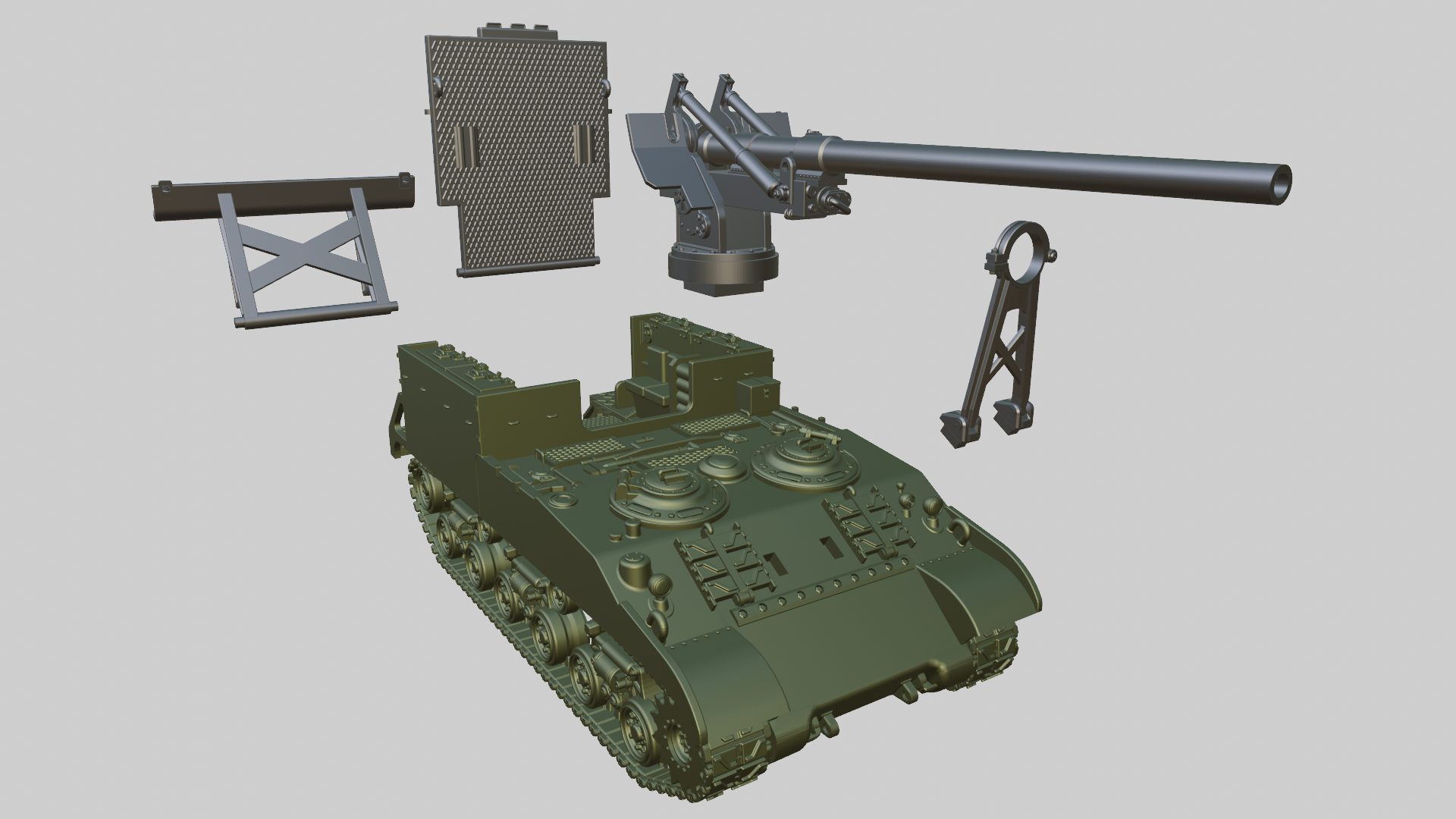 М40 155mm HMC - 28mm Scale - wargame3d