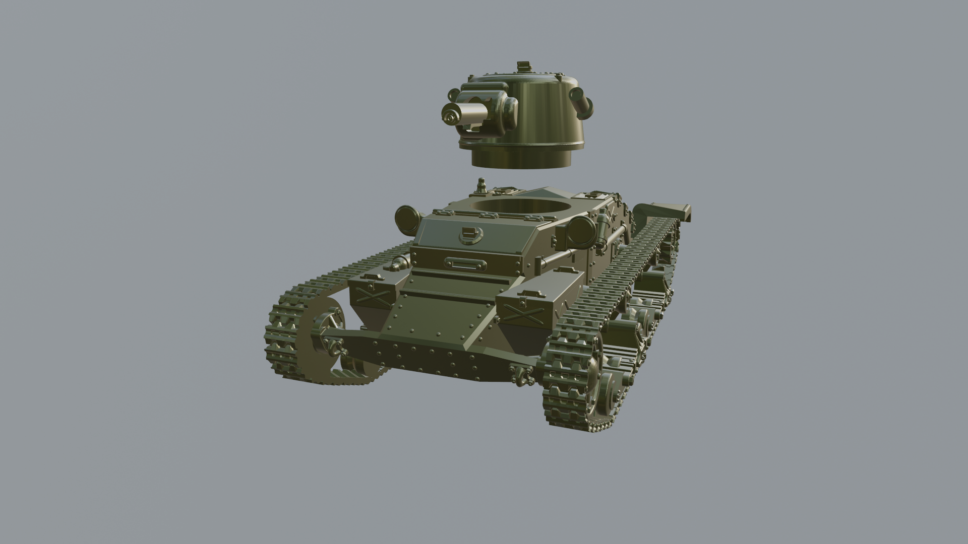 Matilda I - A11 Infantry Tank Mark I - UK Army - 28mm Scale - wargame3d