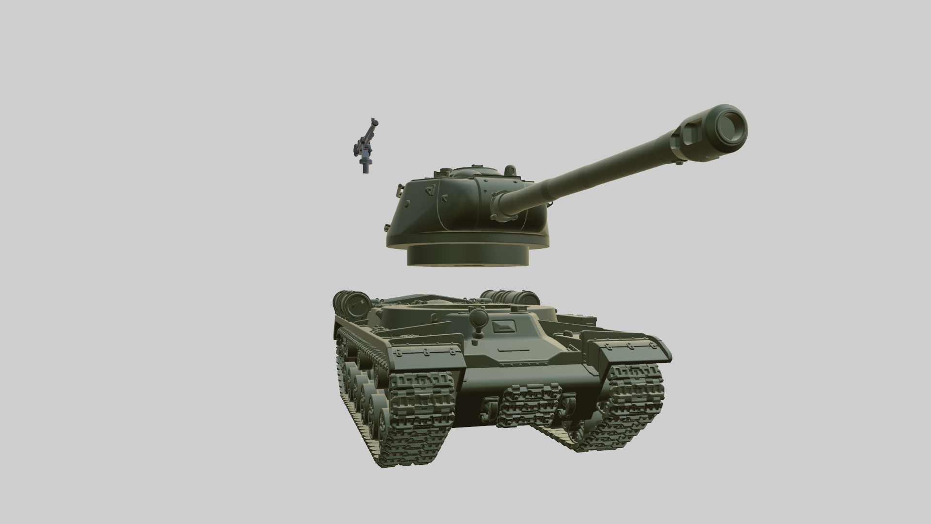 IS-2 Heavy Tank - Russian Army - wargame3d- 28mm Scale