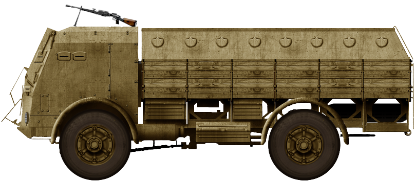 FIAT 665NM Protetto - Italian Army - 28mm Scale - wargame3d