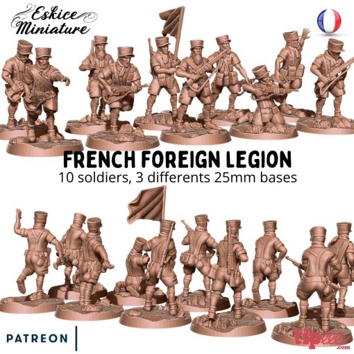 French Foreign Legion - French Army - 28mm - Eskice Miniature