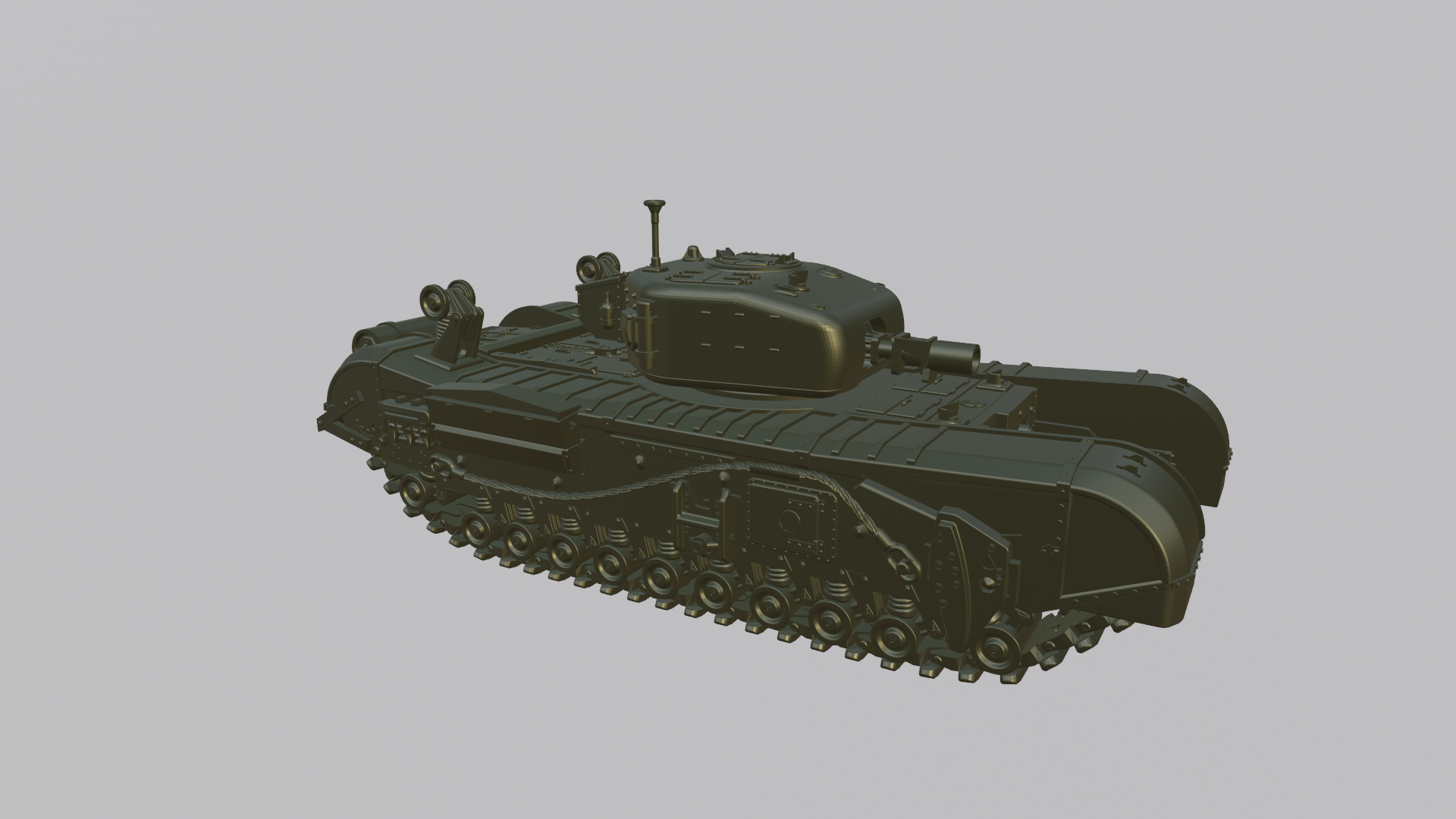 Churchill AVRE - UK Army - 28mm Scale - wargame3d