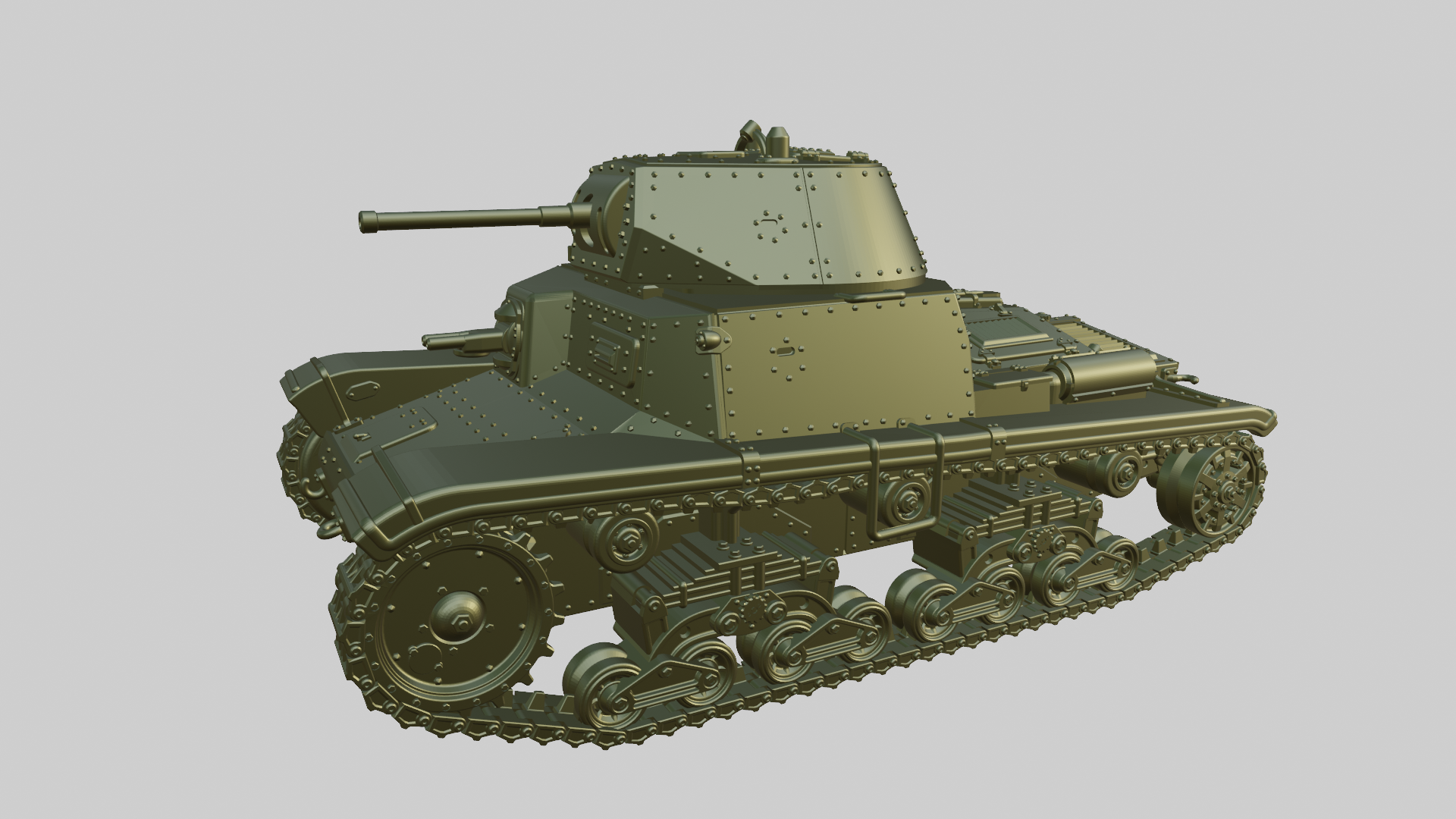 Carro Armato M15-42 - Italian Army - 28mm Scale - wargame3d
