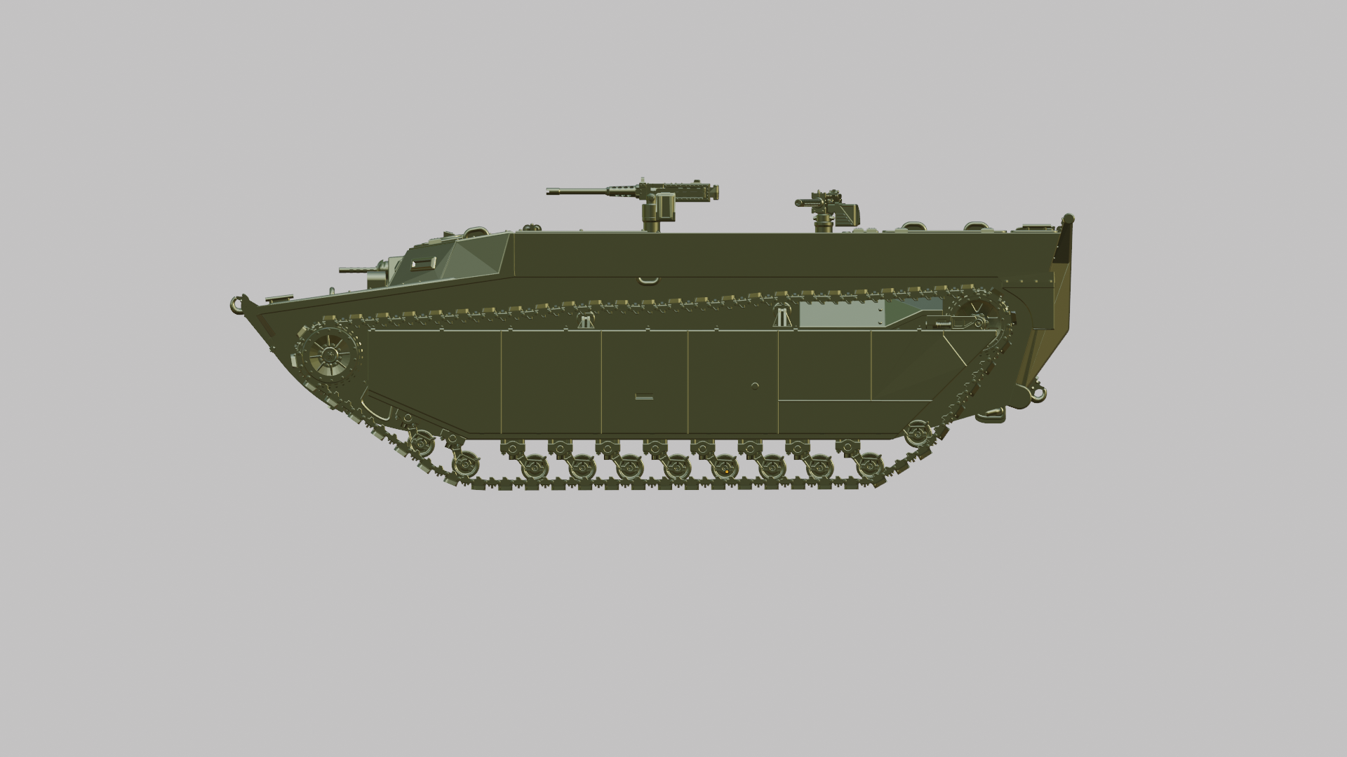 LVT-4 Water Buffalo - US Army - 28mm Scale - wargame3d