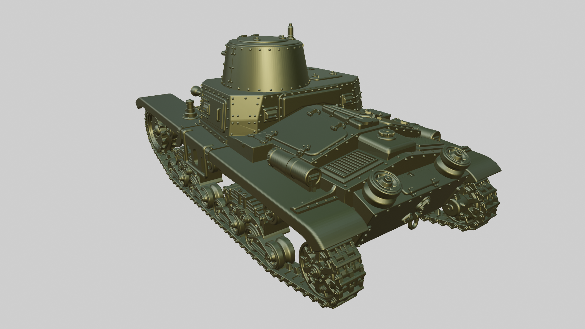 Carro Armato M11-39 - Italian Army - 28mm Scale - wargame3d