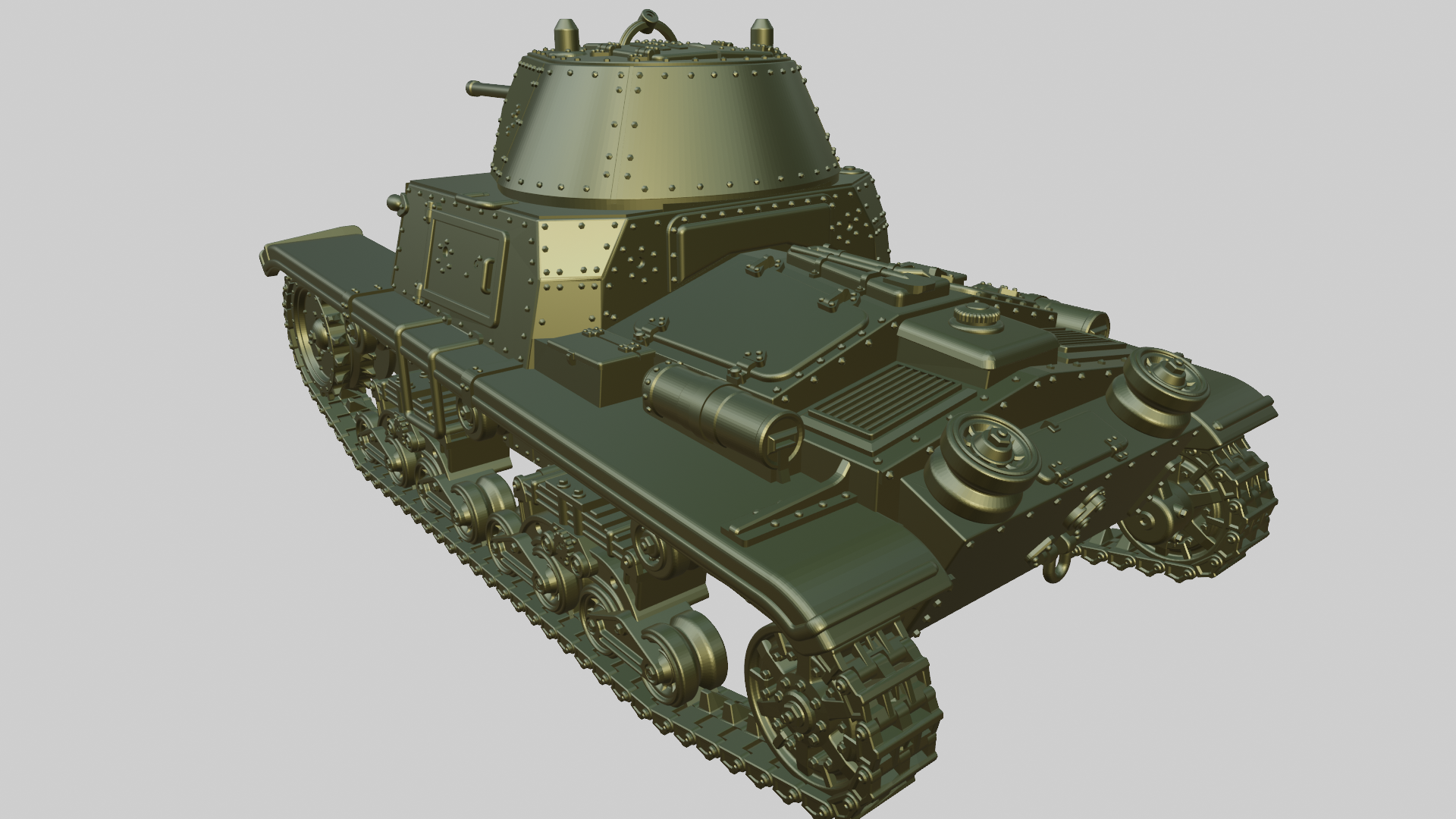 Carro Armato M14-41 - Italian Army - 28mm Scale - wargame3d