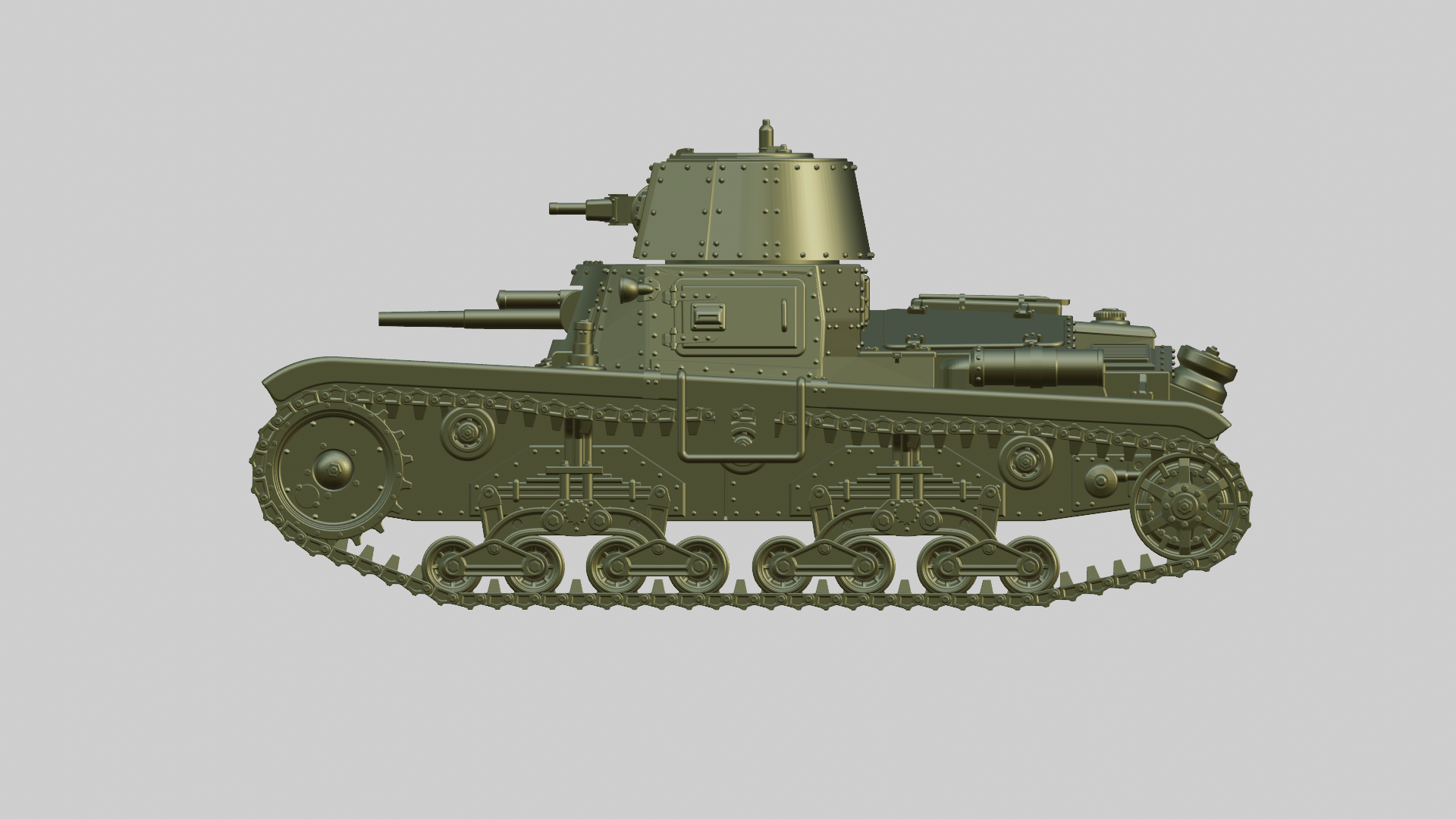 Carro Armato M11-39 - Italian Army - 28mm Scale - wargame3d