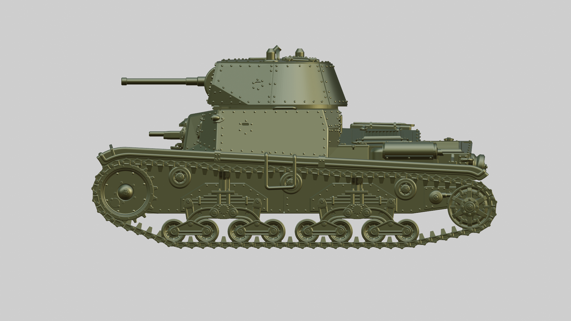 Carro Armato M15-42 - Italian Army - 28mm Scale - wargame3d