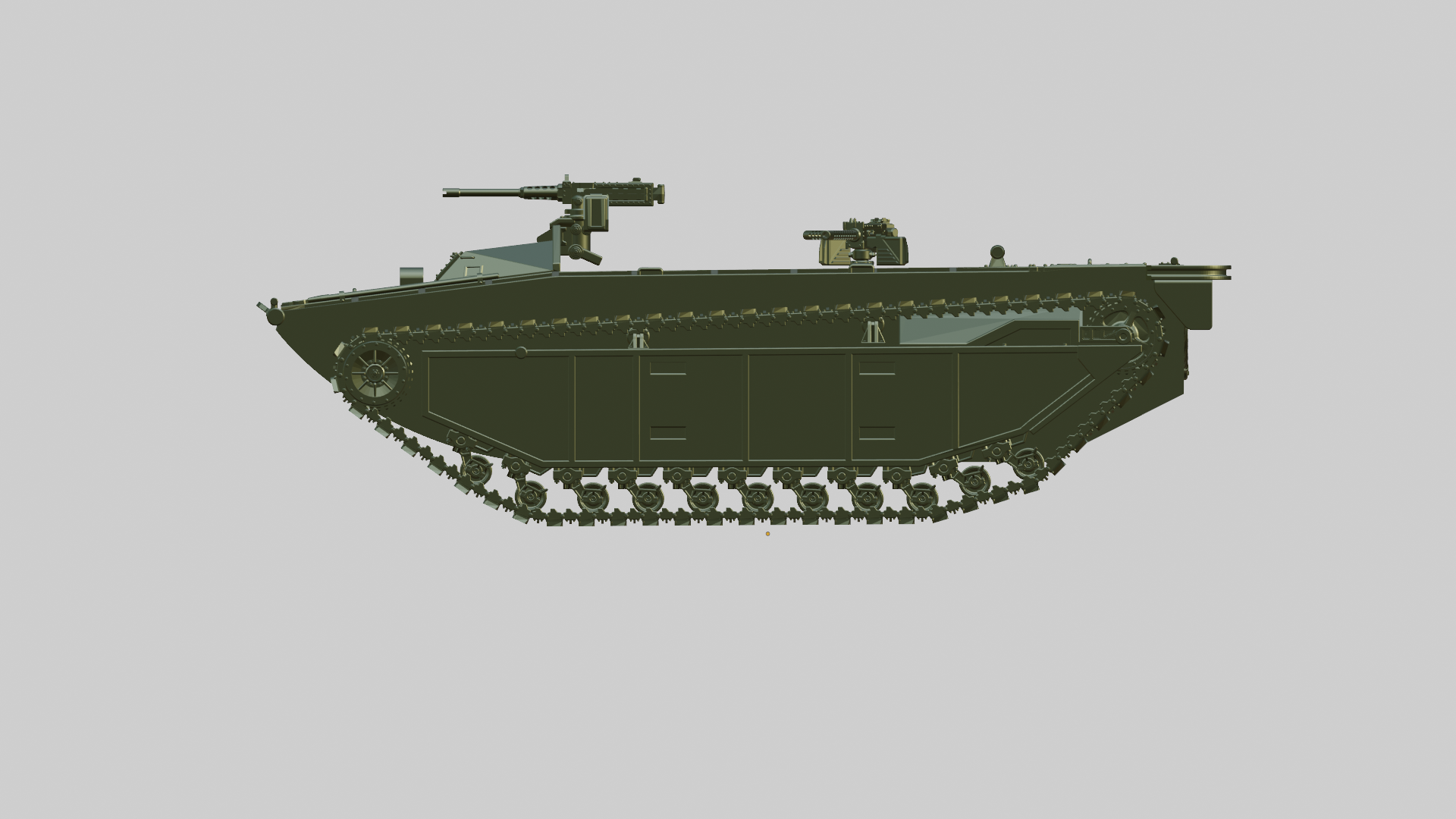 LVT-2 Water Buffalo - US Army - 28mm Scale - wargame3d